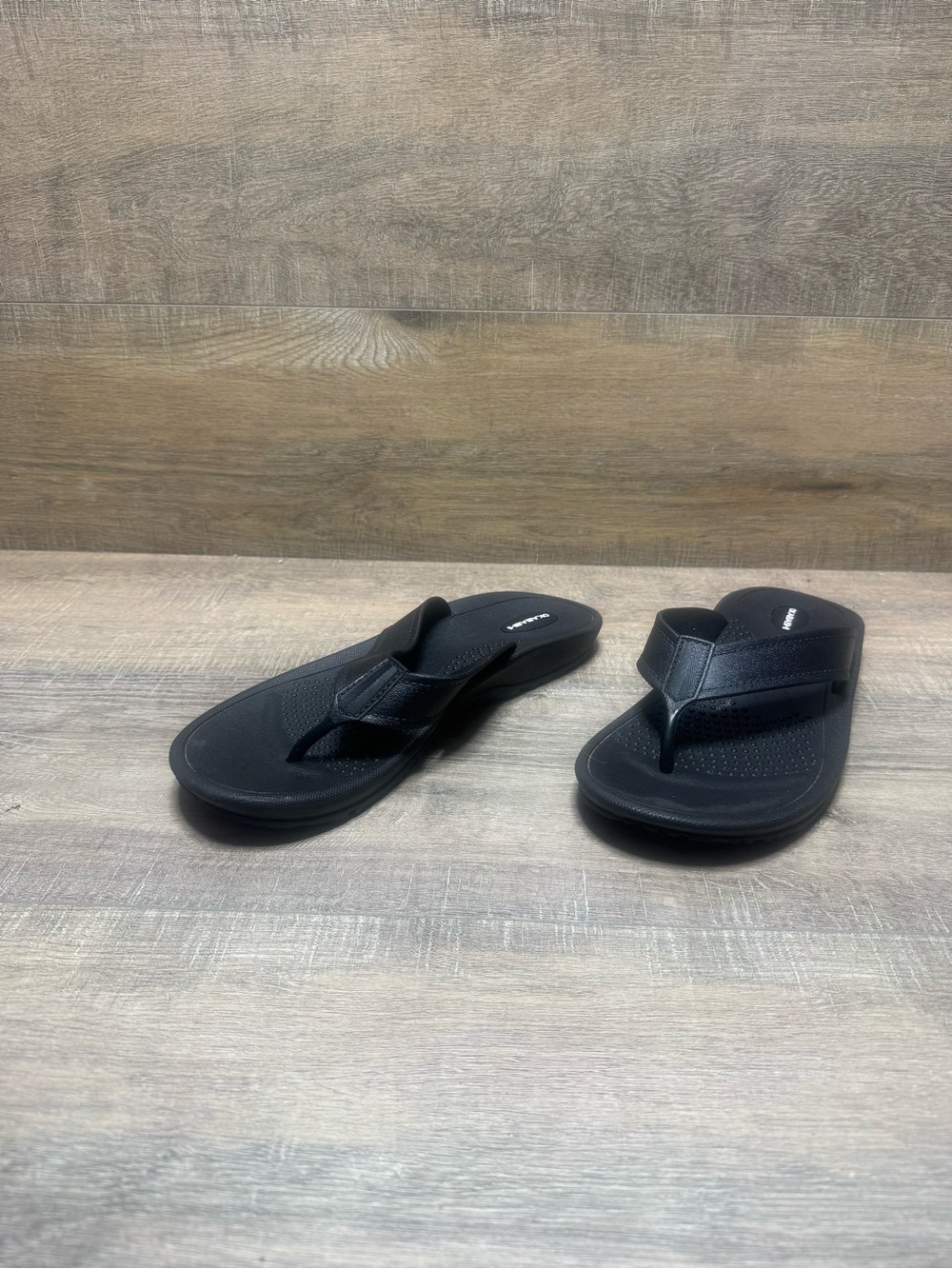Okabashi Men’s Black Comfort Flip-Flops